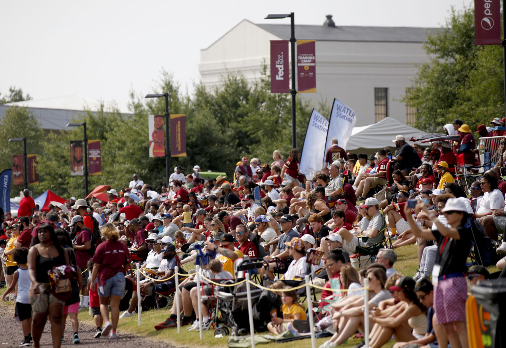 Fan appreciation day at Washington training camp